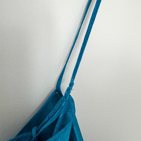 Colesce Collections Floral Blue Slip Dress - Picture 3 of 9